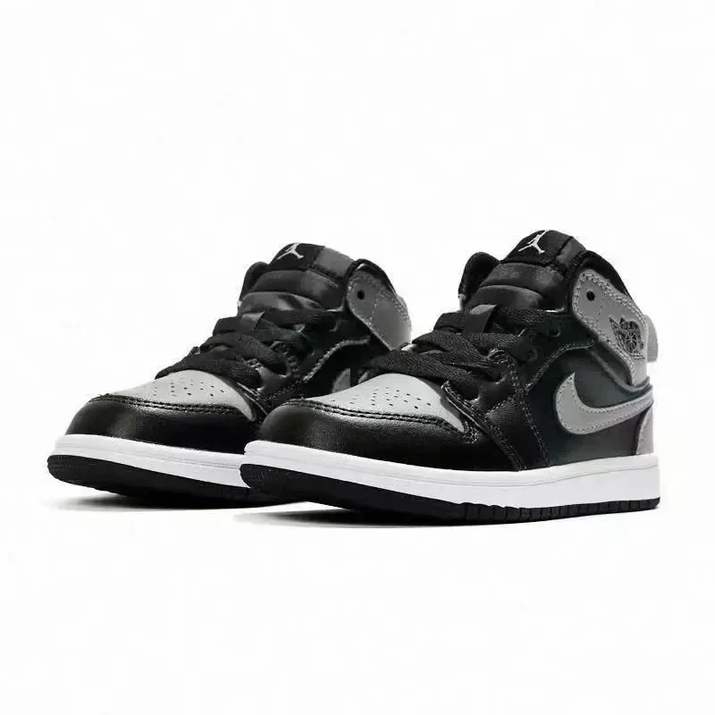 Nike Air Jordan 1 Jungen- und Mädchen-Kinderschuhe, mittelhohe Kinder-Sneaker-Schuhe, AJ 1