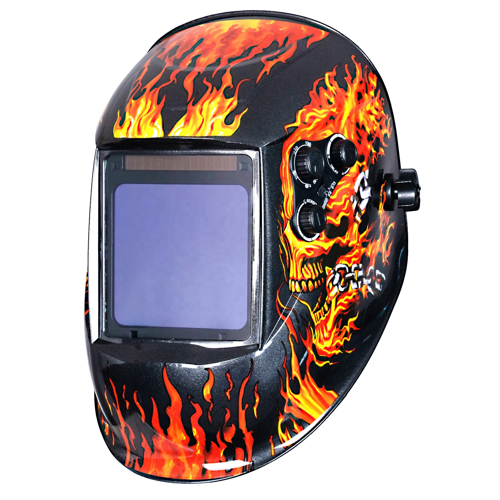 Welding Mask 1/1/1/1 Auto Darkening Welding Helmet 100x97mm Large View TRUE Color 4 Sensors for MIG MAG MMA Welder Machine image 3