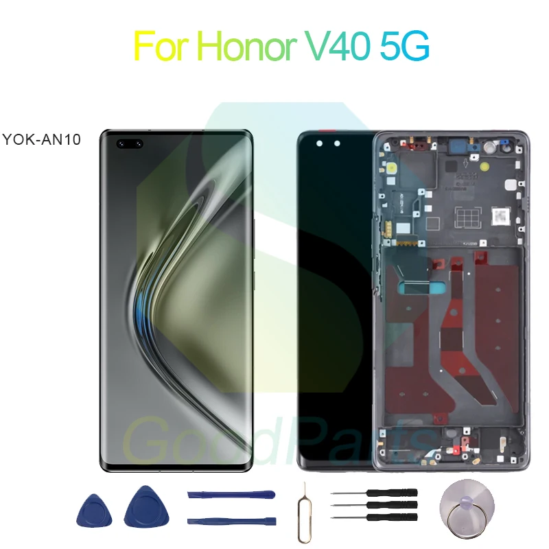 

for Honor V40 5G Screen Display Replacement 2676*1236 YOK-AN10 V40 5G LCD Touch Digitizer Assembly