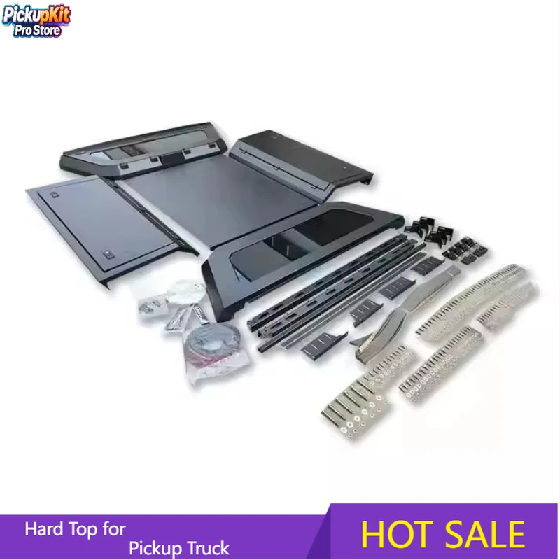 

Premium High Performance Aluminum Alloy Retractable Waterproof Truck Canopy Dual Cab Hardtop 4x4 Pickup Truck Bed Topper