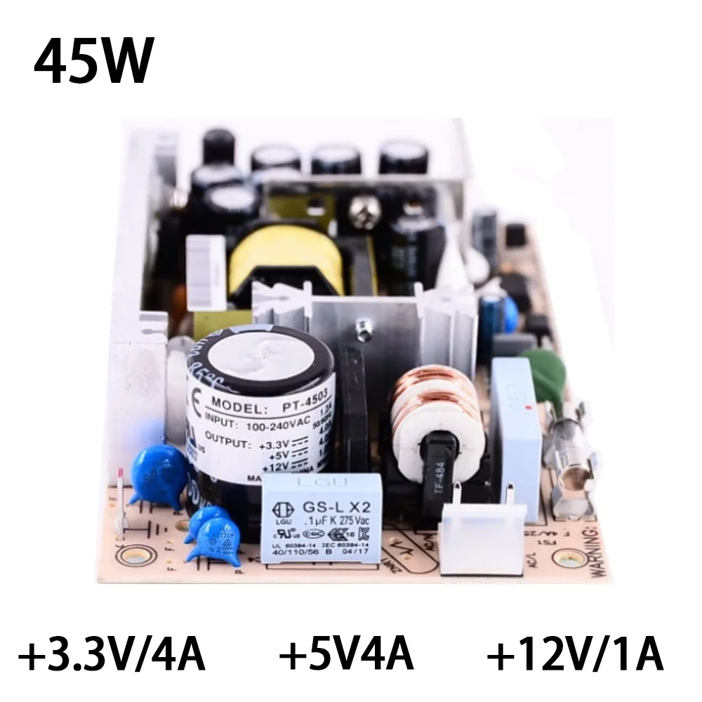 45W PCB Bare Board Switching Power Supply - PT-45A/45B/45C/4503 Model with Three Groups ±(5/12/15V)