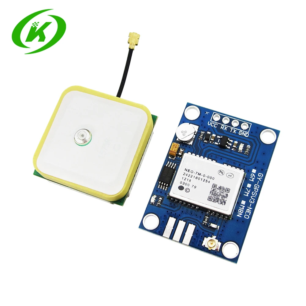 NEO-7M Voor Vervangen Neo-6M Dual Antenne Interface GPS Mini NE0-7M EEPROM Satelliet Positionering Module 51SCM MCU