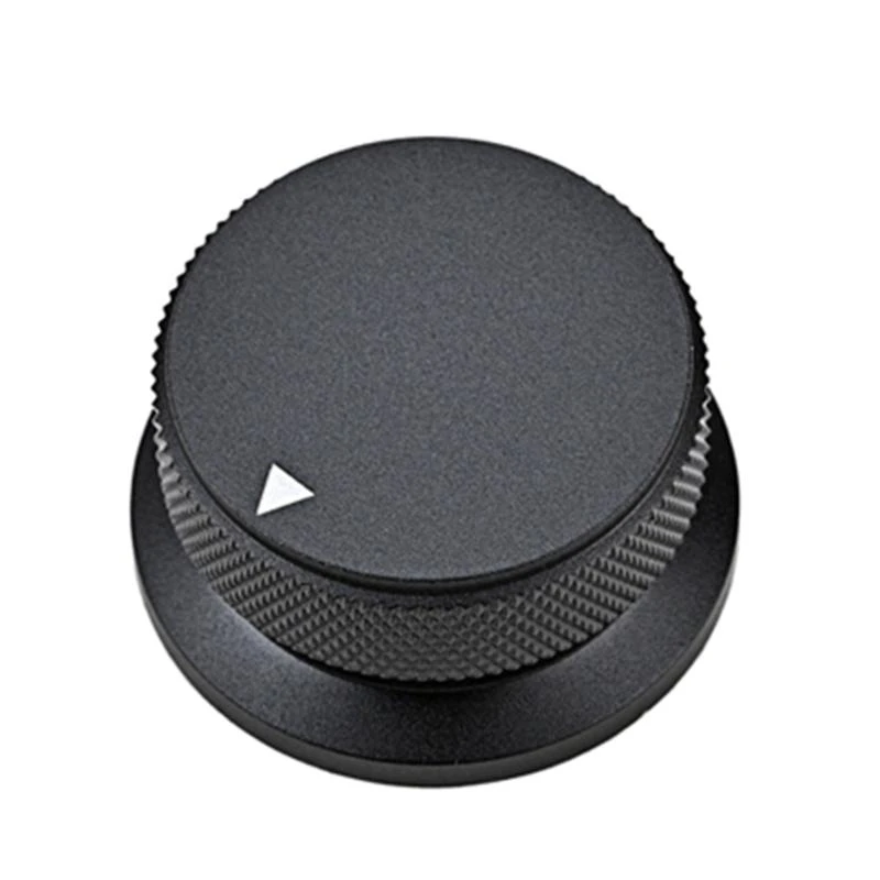 Black 6mm Potentiometer knobs Caps Knurled Shaft Potentiometer Control Knob