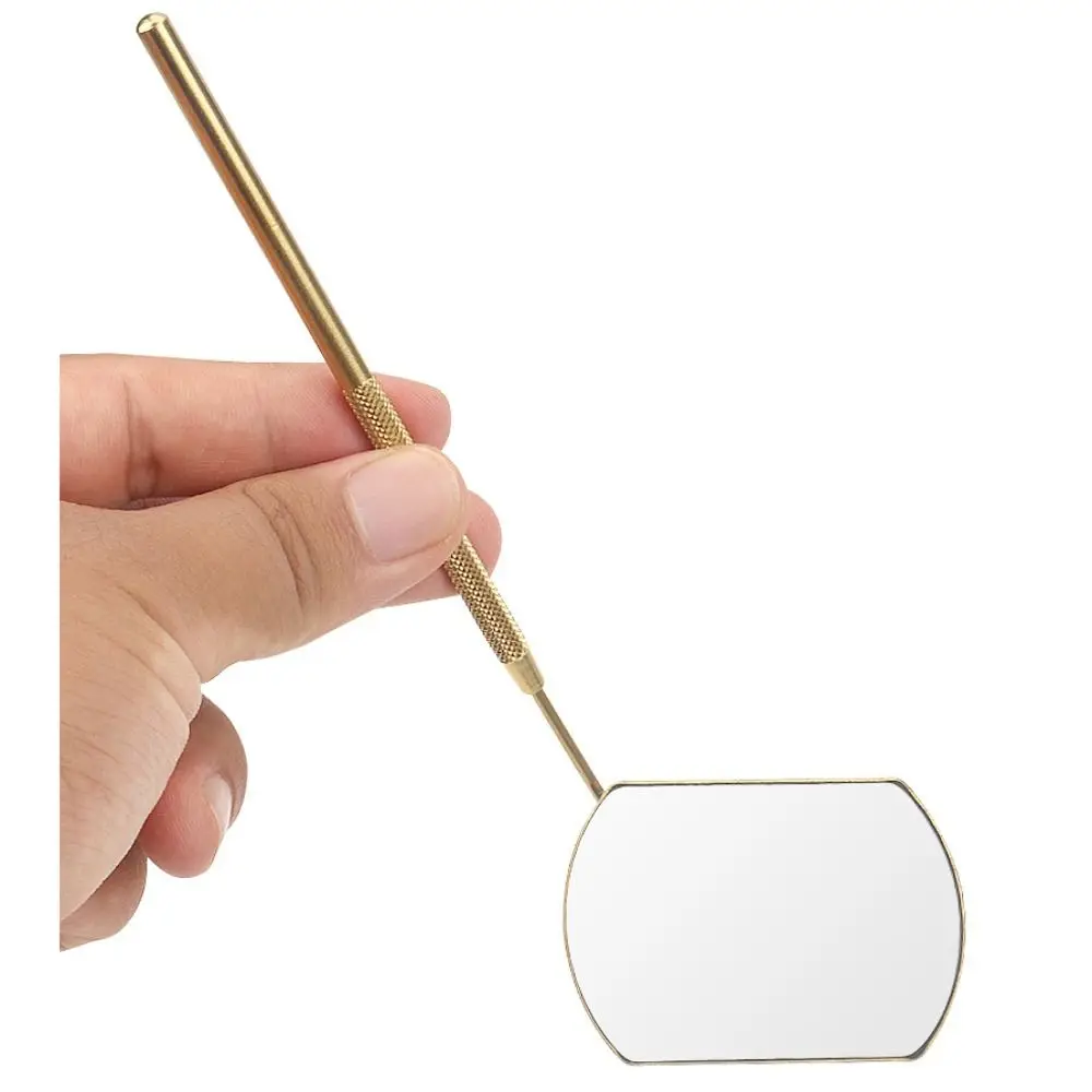 Durable Stainless Steel Eyelash Inspection Mirror Square 8 Colors Eyelash Extension Mirror Detachable Eyes Tool Beauty Makeup