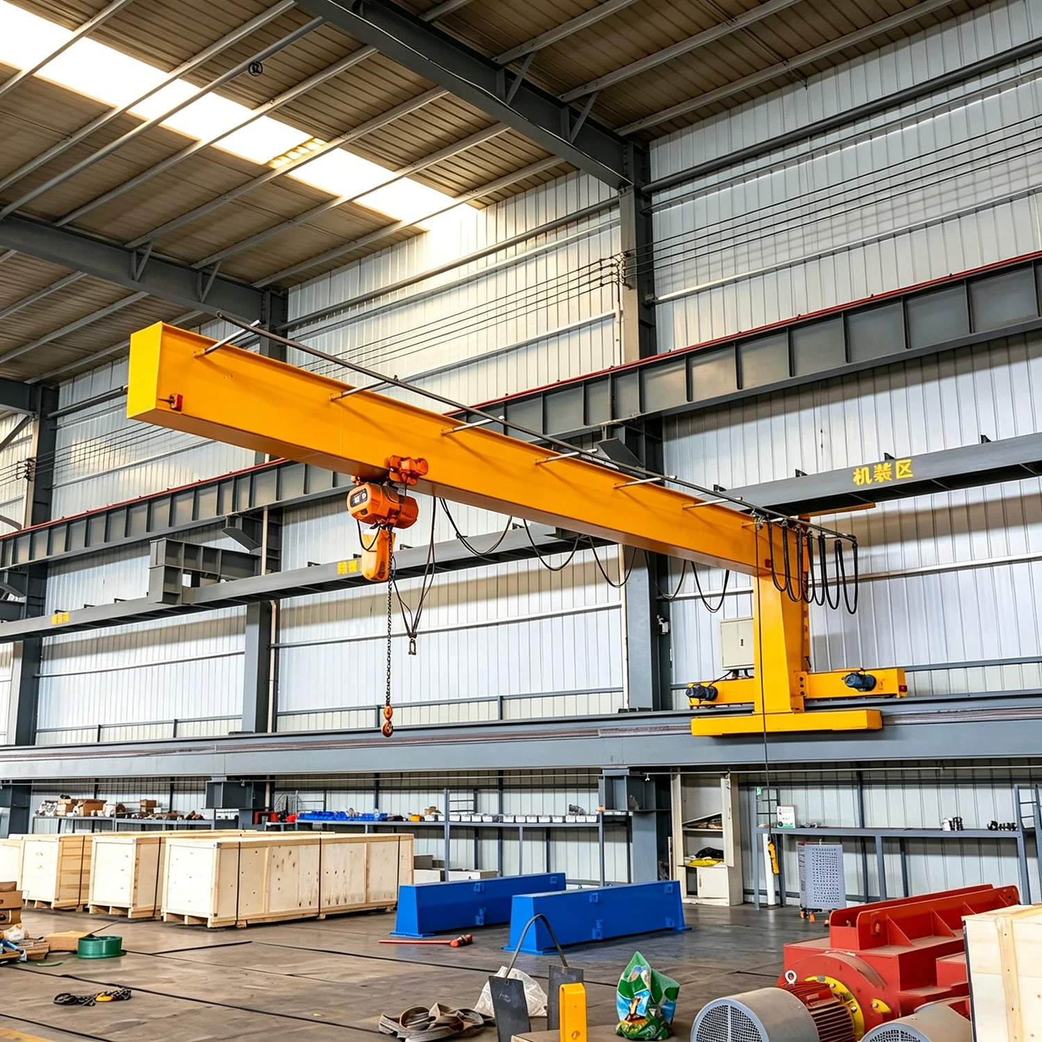Customized Single Girder Wall Travelling Crane Wall Traveling Jib Cranes 0.5 Ton-16 Ton Workshop Wall Travelling Jib Crane Suppl