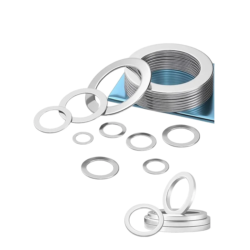 

600PCS Aluminum Crush Washers Ring Assortment Kit Oil Drain Plug Gasket Automotive Washers M6 M8 M10 M12 M14 M16 M18 M20 M22 M24
