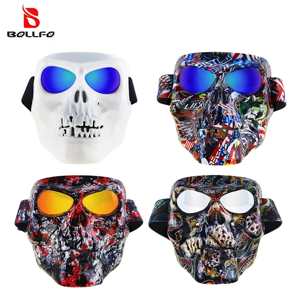 

Полнолицевая мотоциклетная маска, ветрозащитная, ударопрочная, из АБС-пластика, летняя защита от ультрафиолета, маска для лица для приключений, туризма и охоты