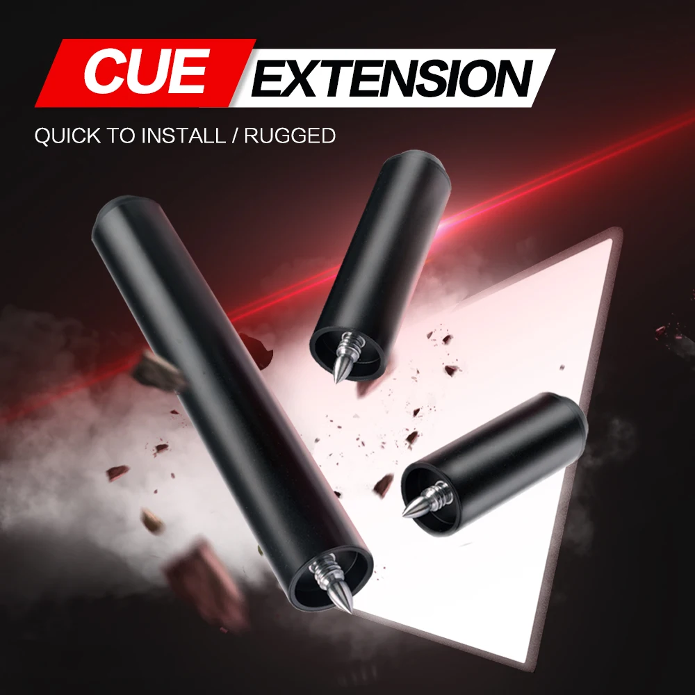 Pool Cue Extension Aluminum Alloy Lightweight Quick Release 2.1/3.1/4.1/8.1in for Billiard Cues [Brand]