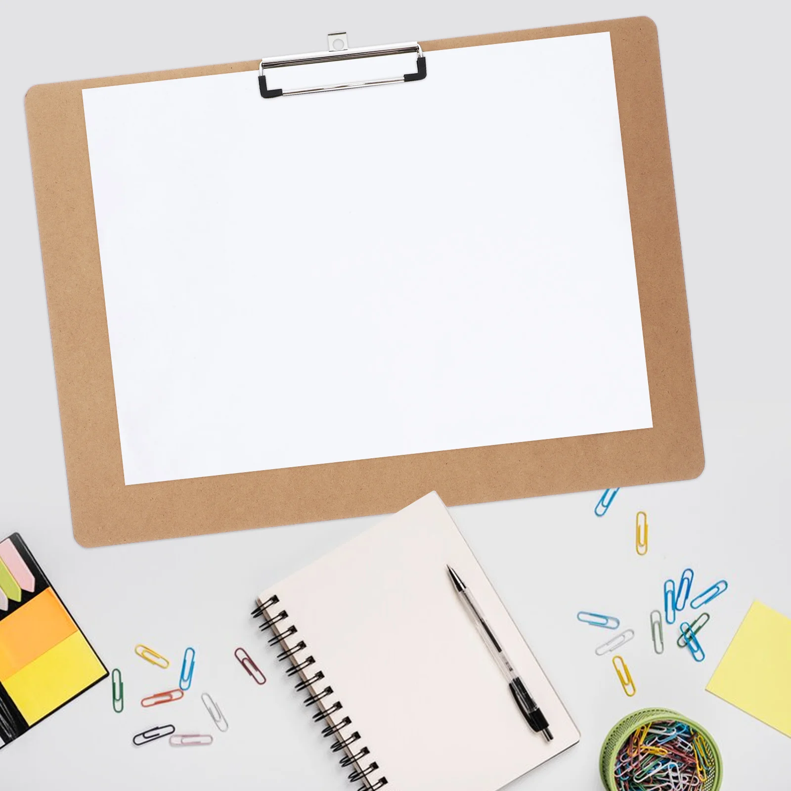 Clips Writing Board Plywood File Office Folder Drawing Storage Clipboards Horizontal Document Holder Khaki Support