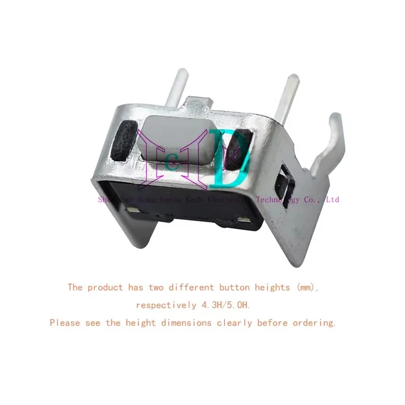 10PCS Tact Switch Silicone Button Micro Switch 3*4*2mm 3x6x4.3mm 2Pin 3x6x2.5mm 4*4*1.5mm SMD 4 Feet