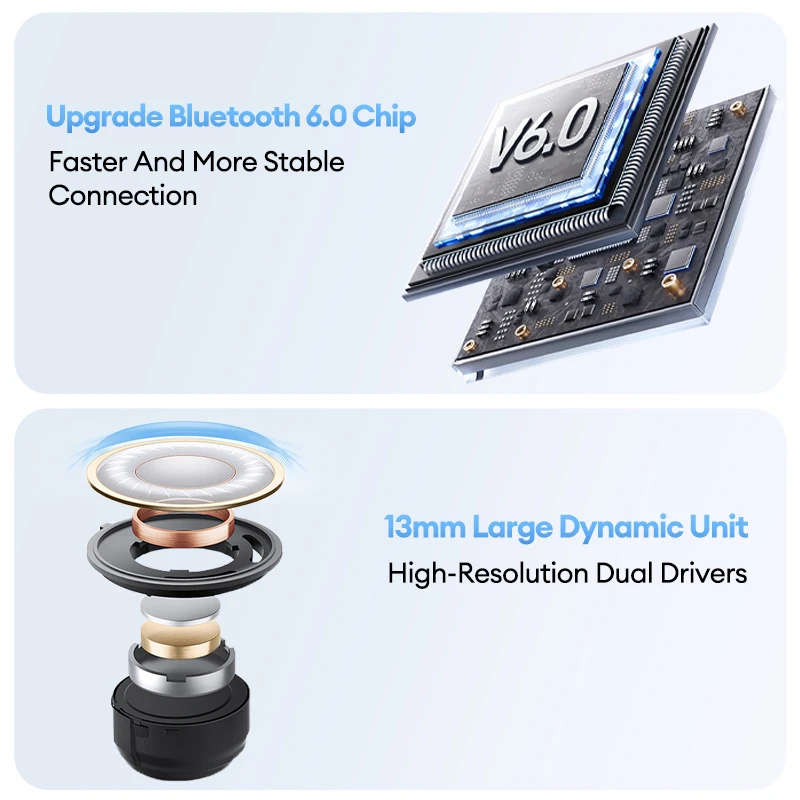 سماعات لينوفو LE209 بلوتوث 6.0 محيطة صوت ستيريو سماعات لاسلكية IPX4 مقاومة للماء 35H سماعة رأس طويلة التحمل