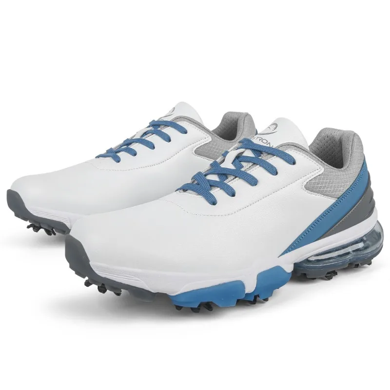 Scarpe da allenamento da golf professionali per prato all'aperto da uomo Scarpe sportive da competizione Scarpe da golf multicolori antiscivolo di grandi dimensioni