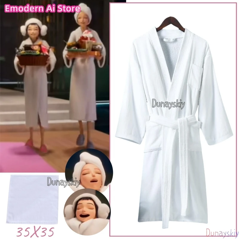 

Huntrix Group Rumi Zoey Cosplay Anime Devil Hunters Mira Bath Towel Costume Set Halloween Party Outfit Woman Accessories