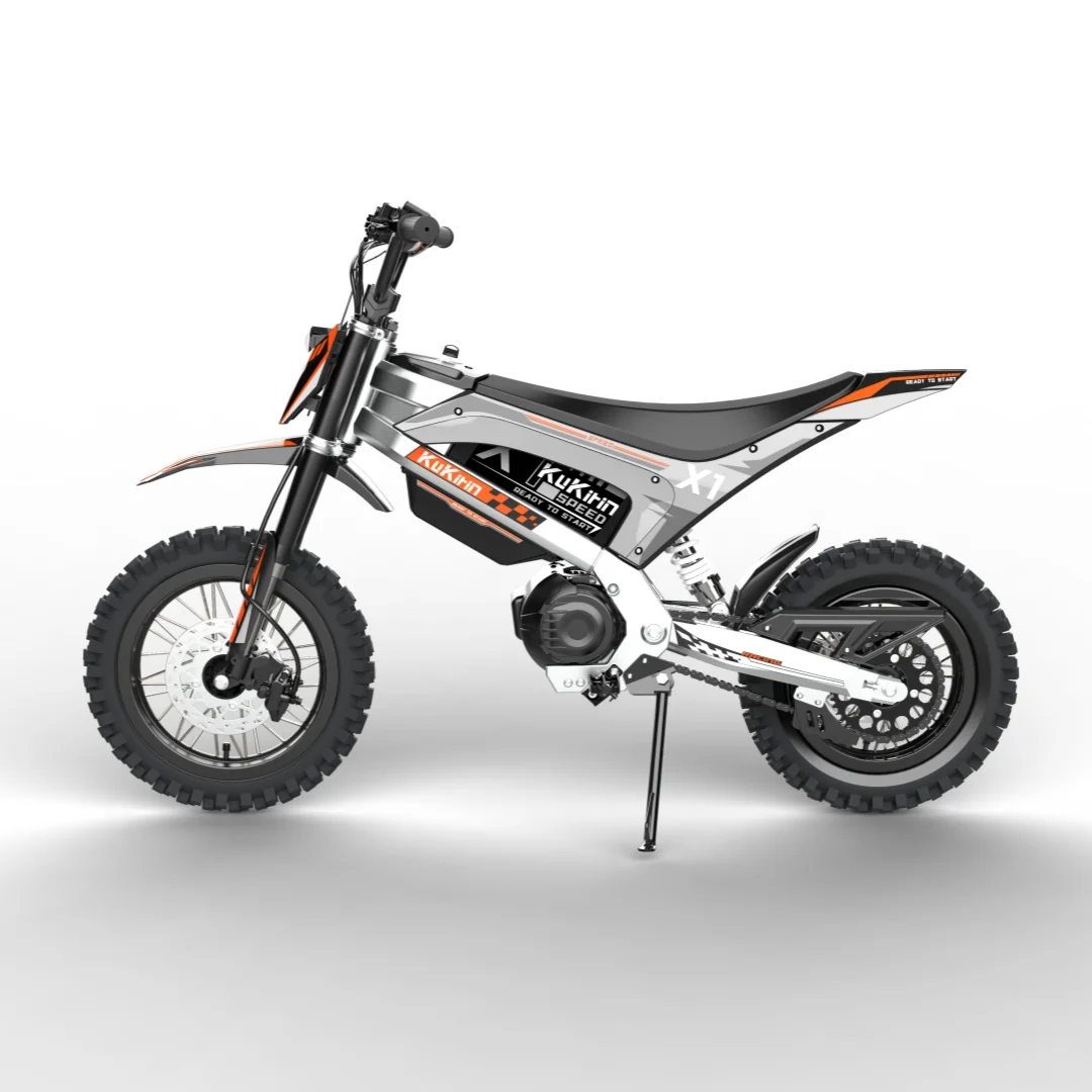 KuKirin X1, elektrische all-terrain motorfiets, 2000W middenmotor, 48V21AH accu, off-road e-mountainbike, hydraulische en elektronische rem, 12*14 inch banden