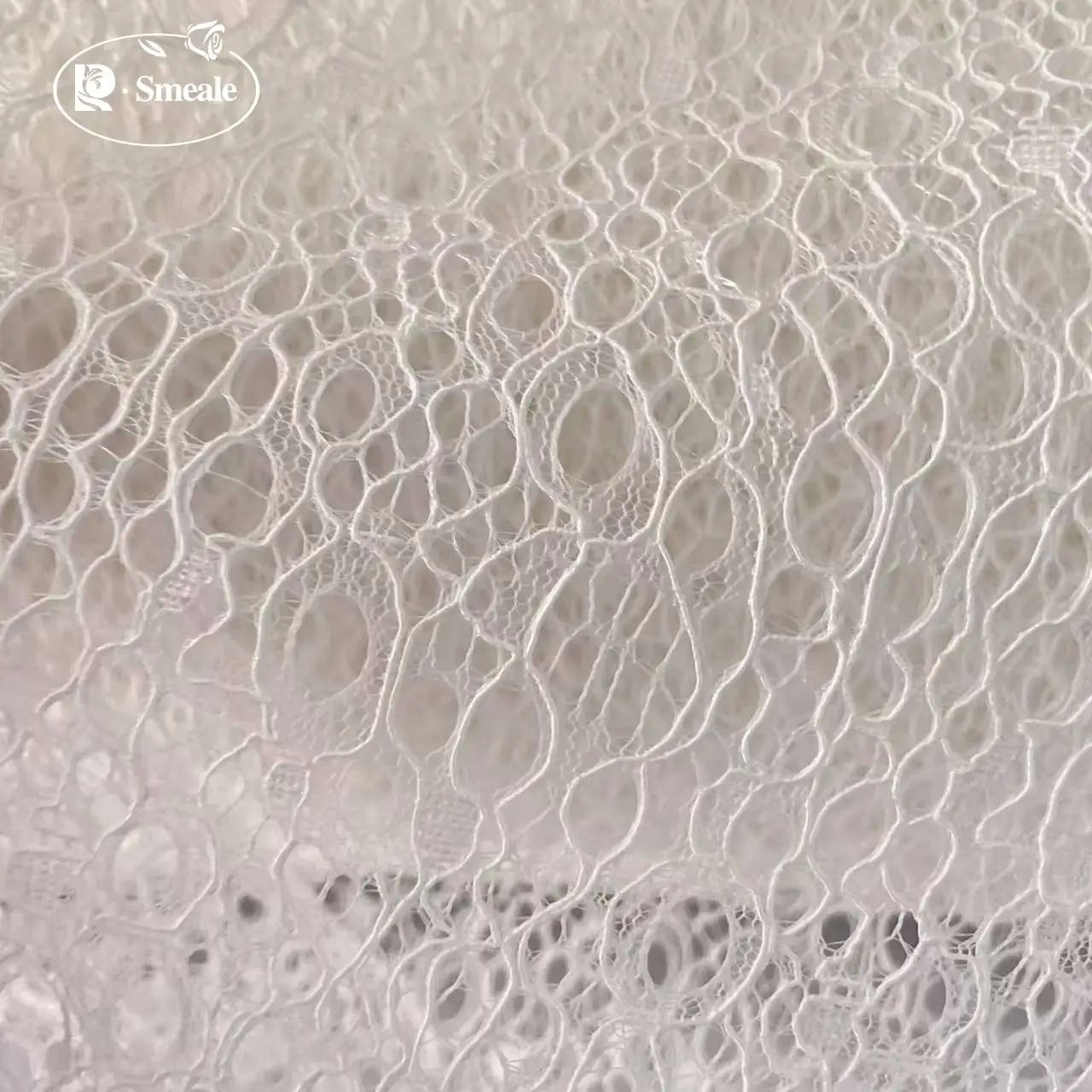 Border Line Großer hohler weicher Mesh-Brautspitzenstoff, Hochzeitskleidstoff, Kleidung Hilfsmaterialien, DIY-Nähzubehör – Detail 7