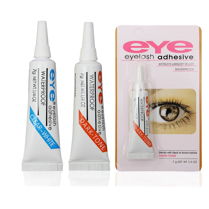 Waterproof Eyelash Glue Makeup Tools Strong Professional False Hypoallergenic EyeLash Glue Adhesive 7g