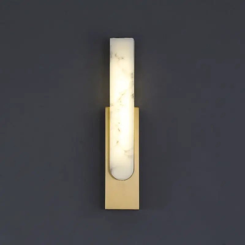 ديكور المنزل الشمال الحديثة غرفة نوم Scagliola الحائط تركيبات رمادي الشمعدانات مصابيح Led الراتنج بسيط المعادن المدخل الجدار الخفيفة