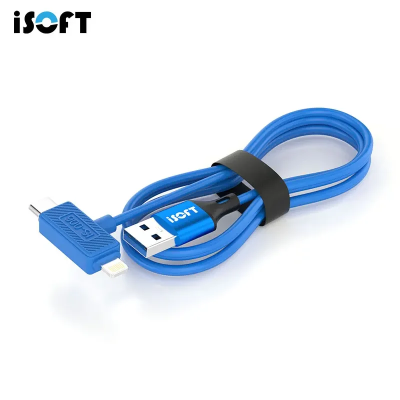 Isoft IS-006สายกู้คืนข้อมูลแบบอินเทอร์เฟซคู่สำหรับ iPhone กะพริบและส่งข้อมูลเริ่มต้นอย่างรวดเร็ว dfu สายซ่อมแซมหน้าจอสีม่วง