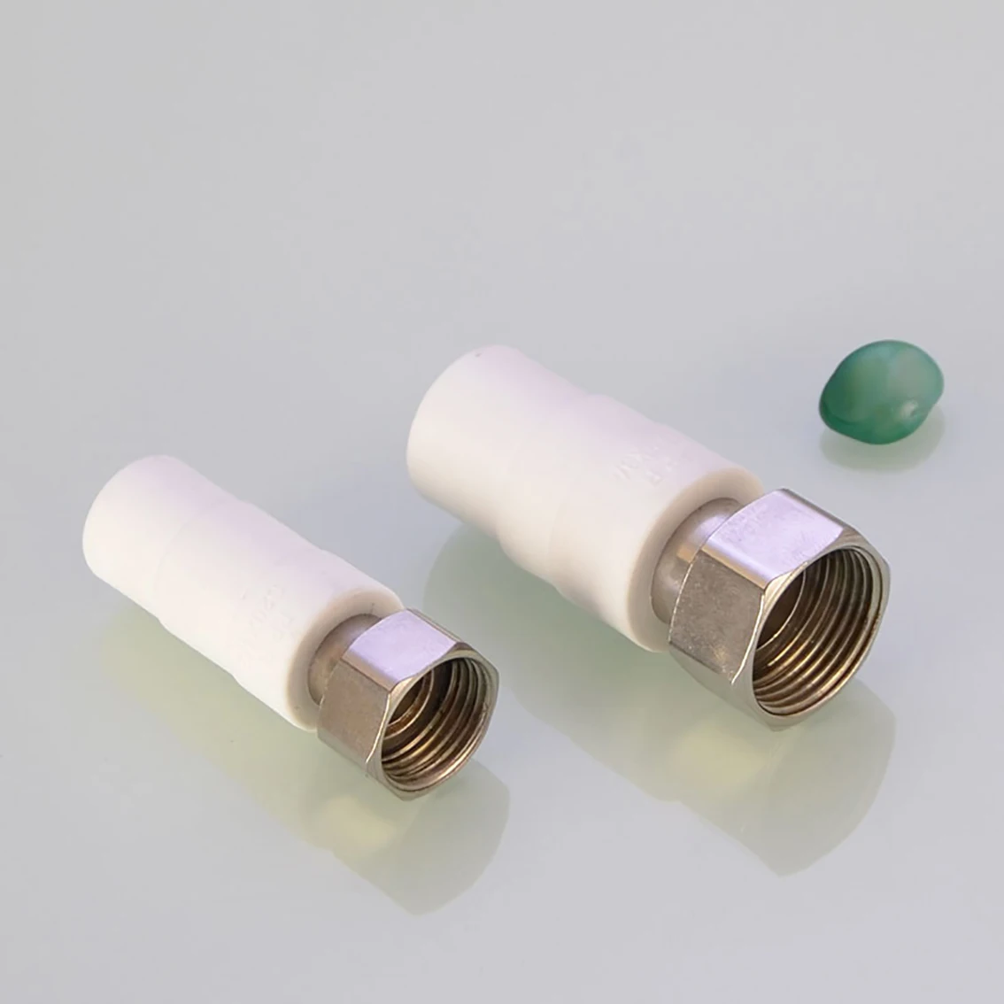 PPR مستقيم الاتحاد 20/25 مللي متر إلى 1/2 "3/4" المخفض موصل وصلة أنابيب المياه محول مشترك ملحقات أنابيب تذوب الساخنة سخان المياه #2