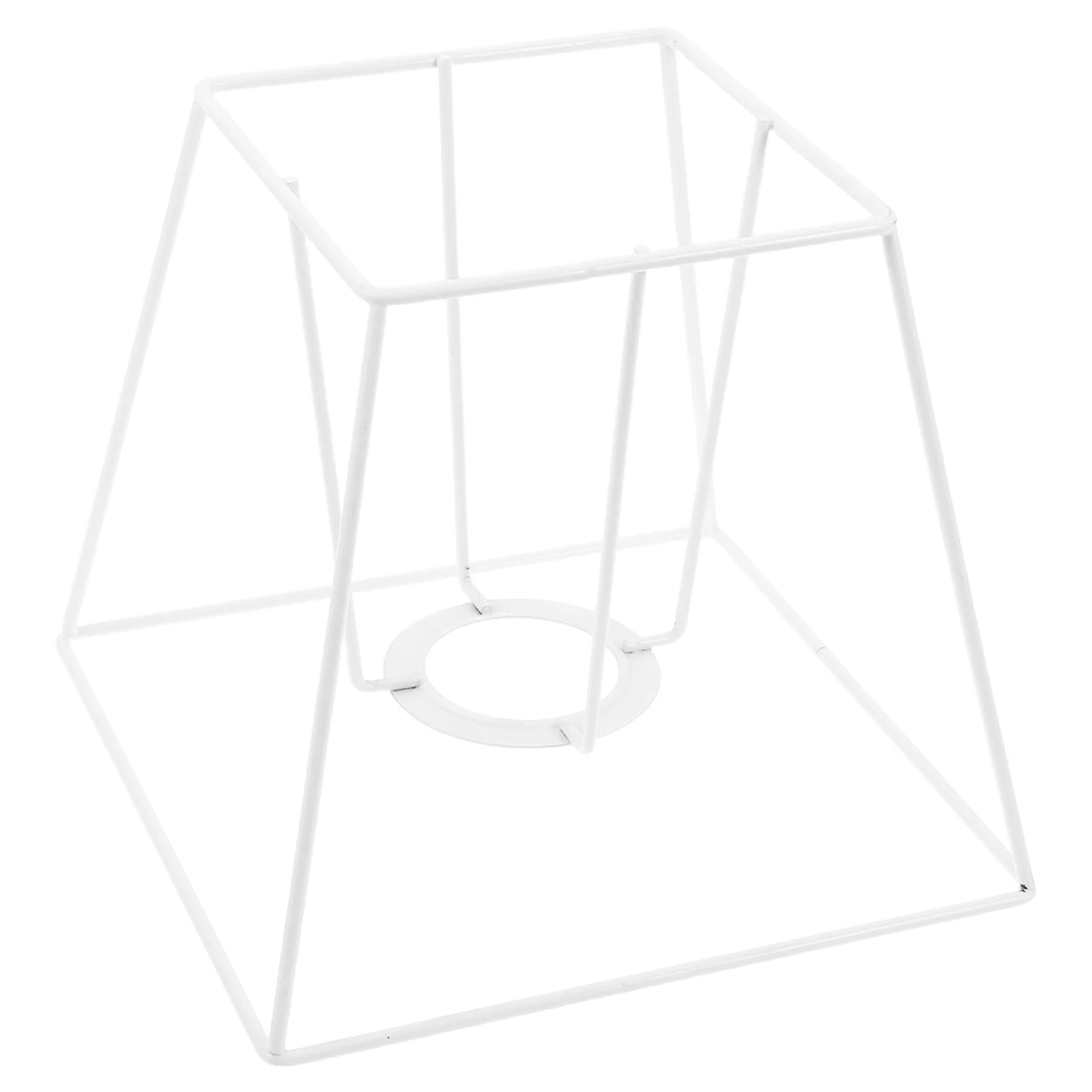 

Iron Wire Lamp Shade Frame Trapezoid Geometric Design For Floor Ceiling Pendant Lamp Diy Metal Cage Light Fixture Hardware