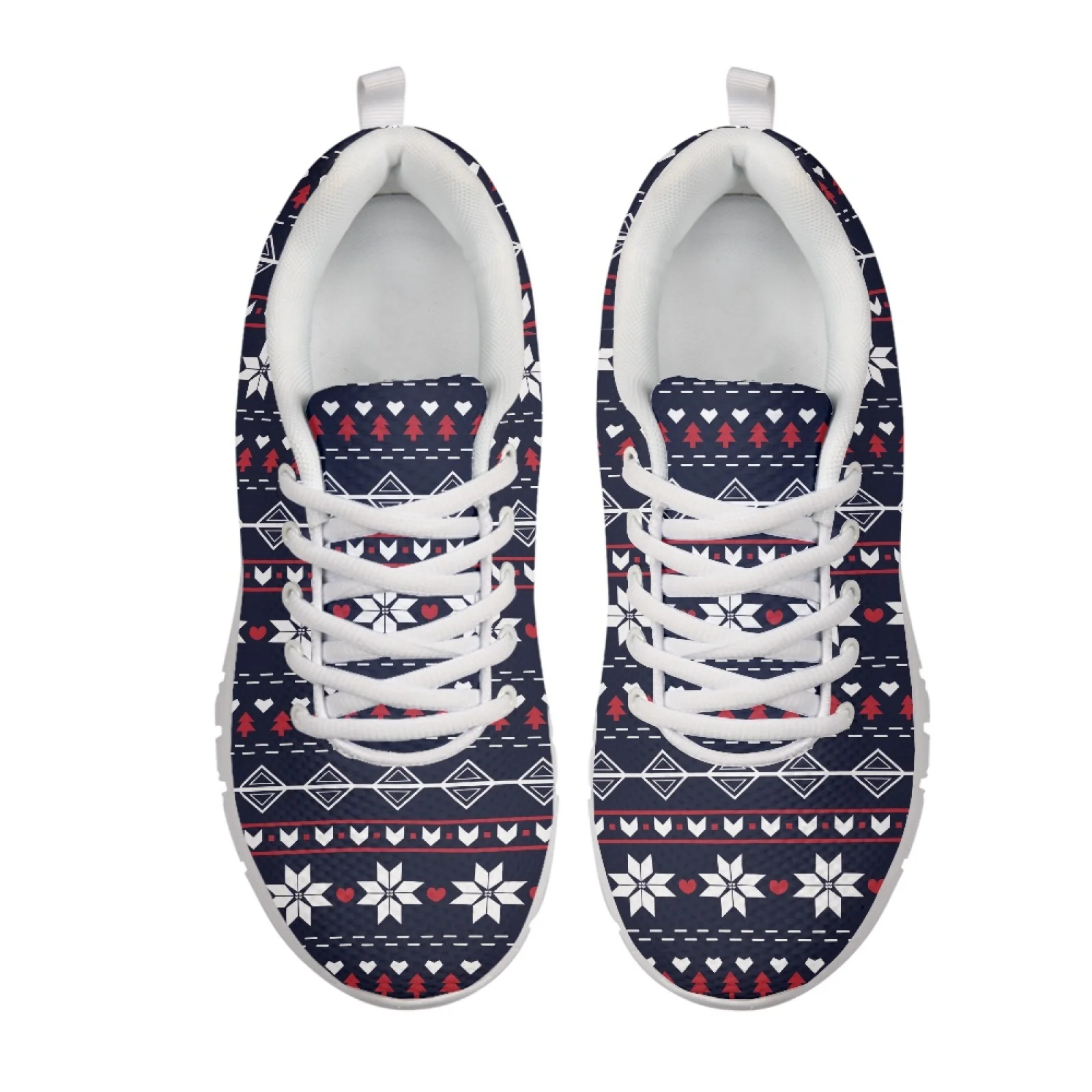 Coloranimal Snowflake 2026 New Breathable Athletic Trainers for Women Mesh & EVA Sole Sports Tennis Shoes Walking Sneakers