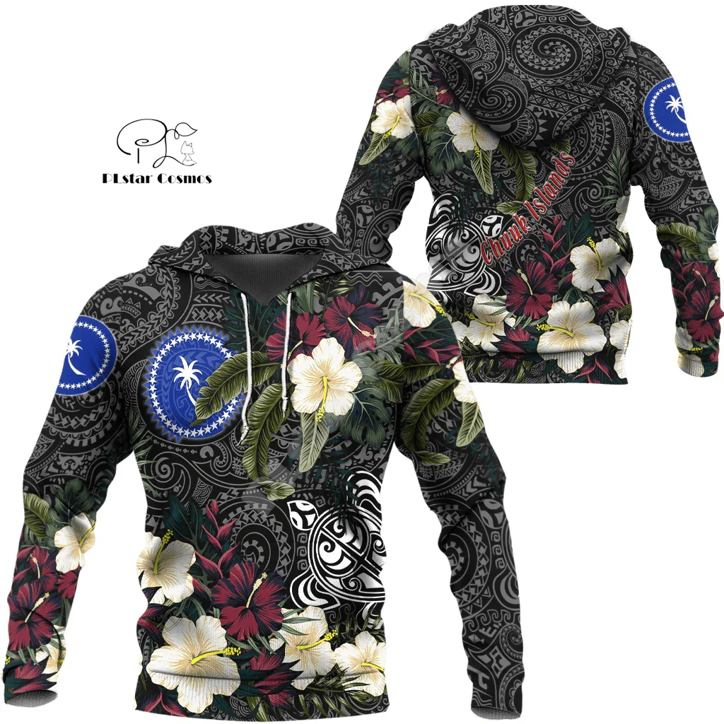 

Chuuk Micronesian Island Country Flag Tattoo Culture Tribe Retro Vintage 3DPrint Pullover Harajuku Casual Funny Hoodies Jacket O