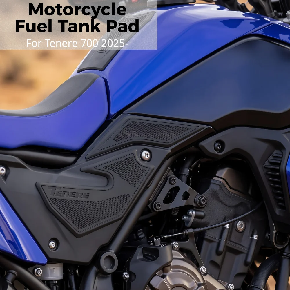 Tenere700 Tank Pad Sticker For Yamaha Tenere 700 TENERE700 2025 2026 Motorcycle Non-slip Side Fuel TankPad Stickers