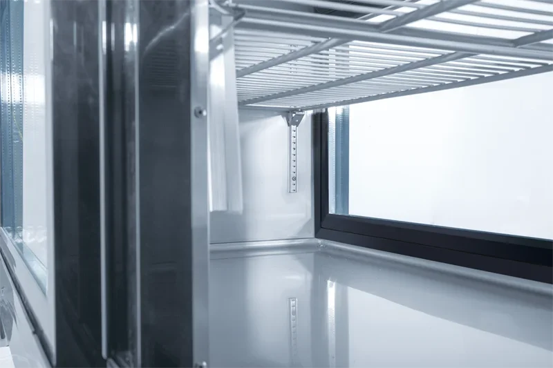 

#High quality sustainable use Double Pass Showcase Worktable Fridge Ventilated Cooling Refrigerated Chiller Undercounter Freezer