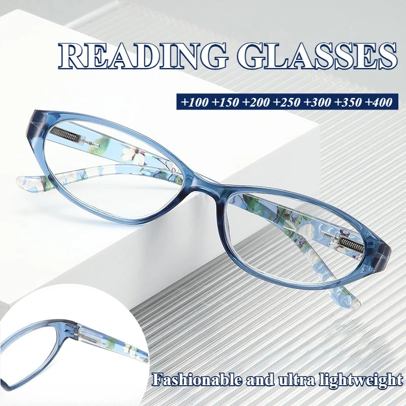 Neue Retro-Lesebrille, modisch und ultraleicht, geeignet für Frauen mittleren Alters und ältere Menschen, mit hochauflösenden Gläsern