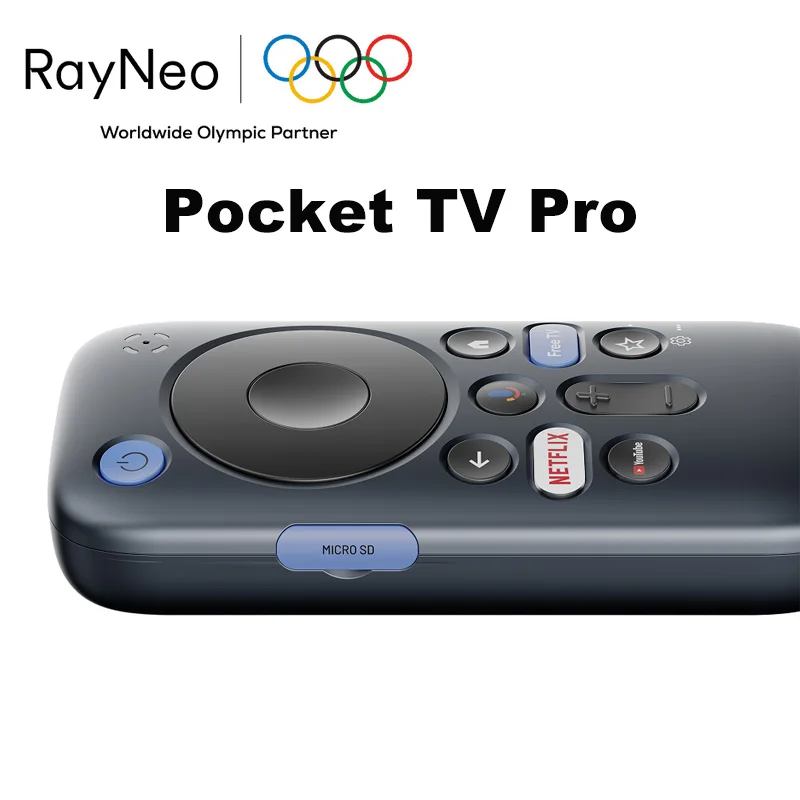 RayNeo Pocket TV Pro Streaming Media Box AR Glasses Control Base Stations 3GB+64GB for RayNeo AR Series Glasses Accessories New