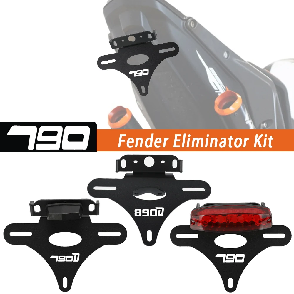 

Tilt Plate Holder FOR 790 Duke 2018-2024 2023 2022 License Plate Bracket Rear 890 Duke R / GP Fender Eliminator Kit for 890Duke