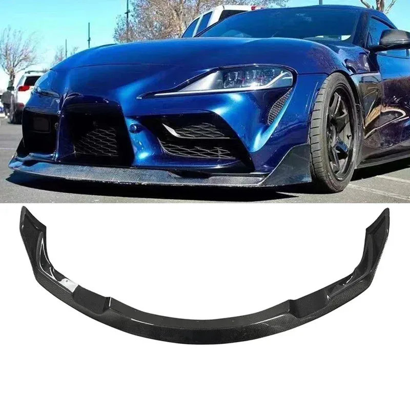 

Auto Body System a Style Carbon Fiber Front Bumper Lip Su pra A90 A91 2020 2021 2022 2023