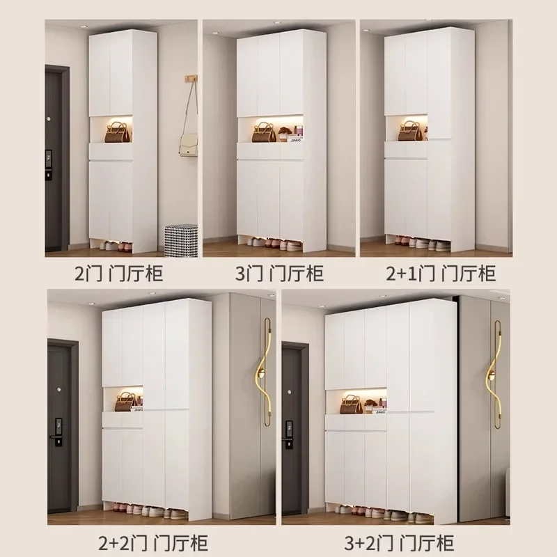 

Honeycomb aluminum shoe cabinet integrated household shoe cabinet large capacity multi-functional entrance cabinet