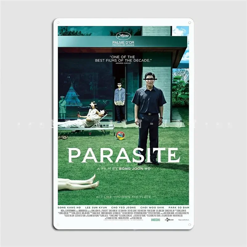 Parasite Film Poster Metal Plaque Club Party Club Bar Decoration Wall Decor Tin Sign Posters