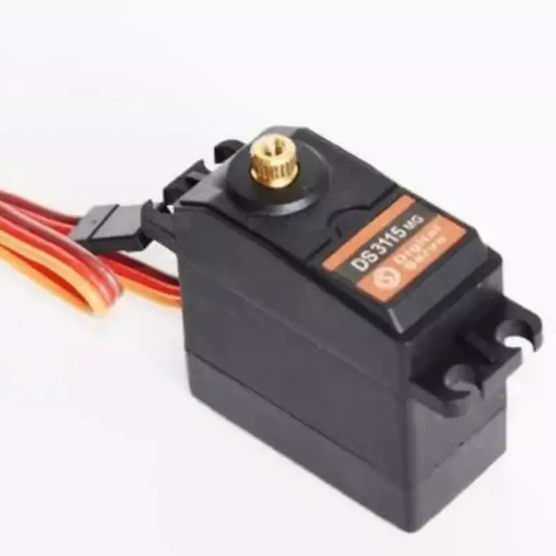 270/180/360 Controllable Angle DS3115 Servo 15Kg Single Axis High Torque Servo Metal Digital Anti-Burn RC Climbing Car Robot Arm