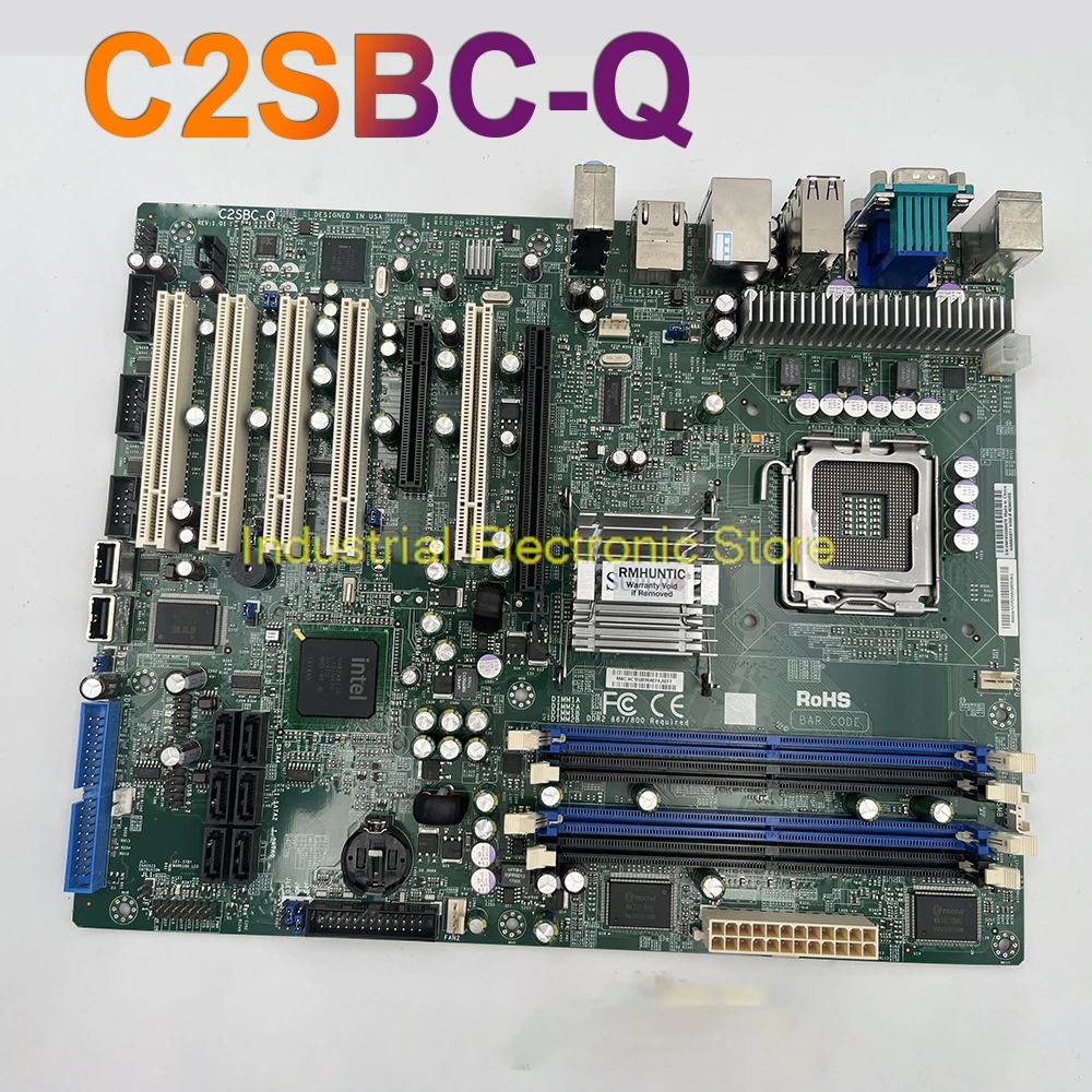 For Supermicro LGA775 5*PCI Server Motherboard C2SBC-Q 