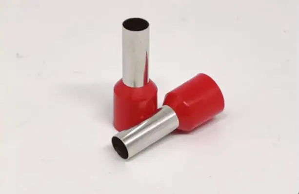 200pcs E7506 E7508 E7510 E7512 Tube insulating Insulated terminals 0.75MM2 Insulated Cord End Terminal Wire Ferrules