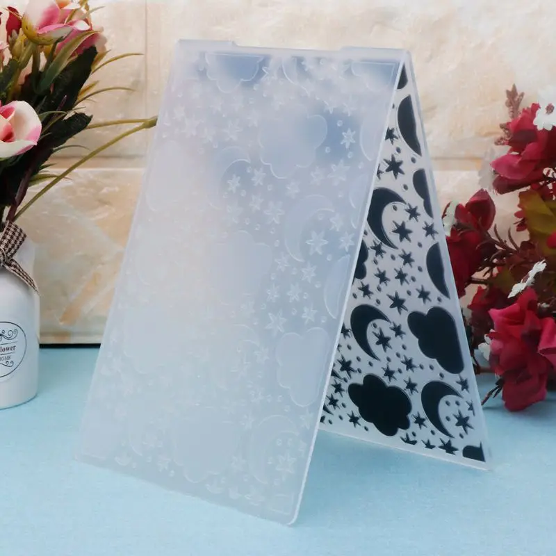 Plastic Embossing Folder Template For DIY Scrapbook Photo Album Card Paper Craft Christmas Snowflake image 6