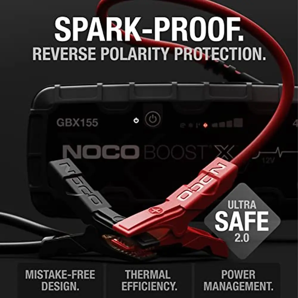 Boost X GBX155 4250A 12V UltraSafe แบตเตอรี่ลิเธียมแบบพกพา Jump Starter รถแบตเตอรี่ Booster Pack Charger USB-C Powerbank จัมเปอร์ Extreme