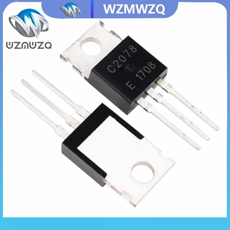 10 peças c2078 to220 2sc2078 to-220 2078 3a 80v