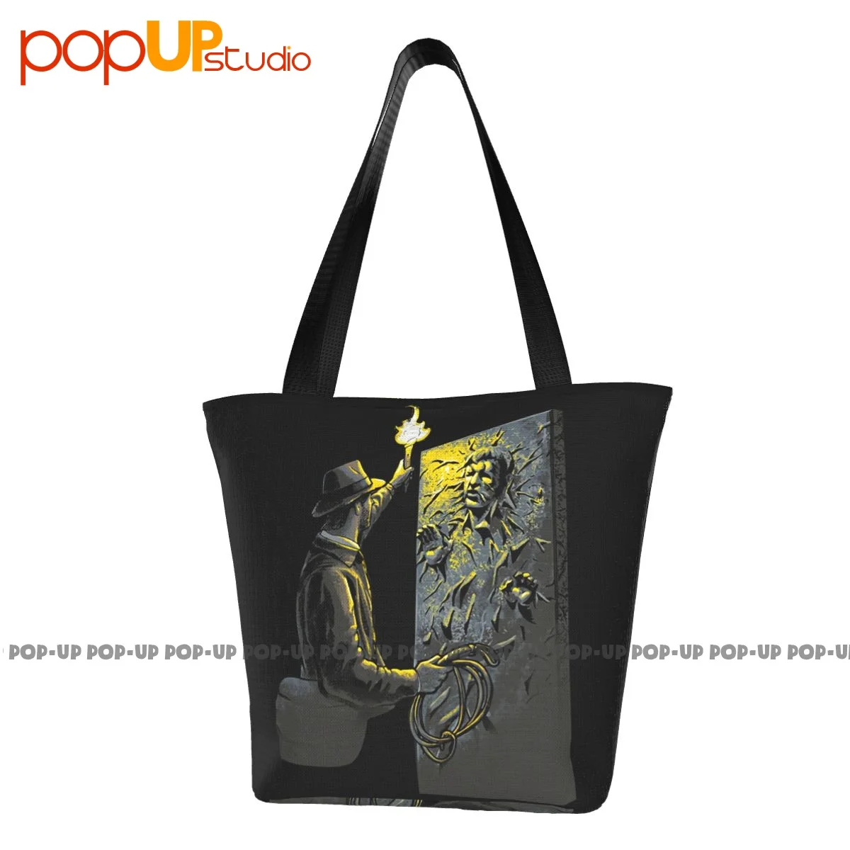 Indiana Jones Han Solo Carbonite Cool Casual Retro Handbags Lunch Bag Shopping Bag Storage Handbag