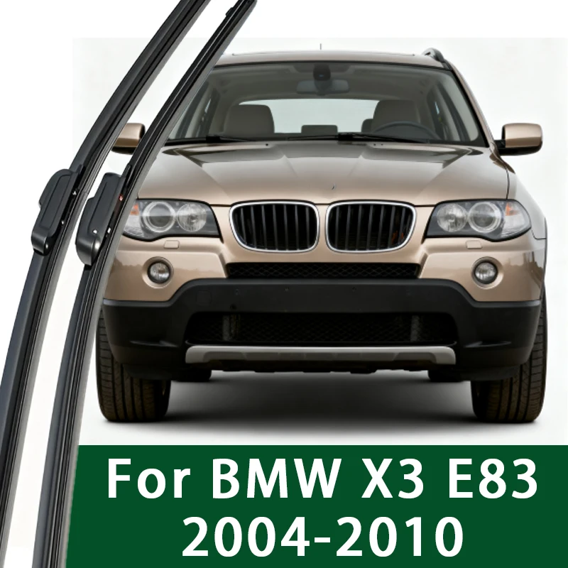 

For BMW X3 E83 2004-2010 1set Front Windshield Wiper Blades Windscreen Wipers 2005 2006 2007 2008 2009 Accessories