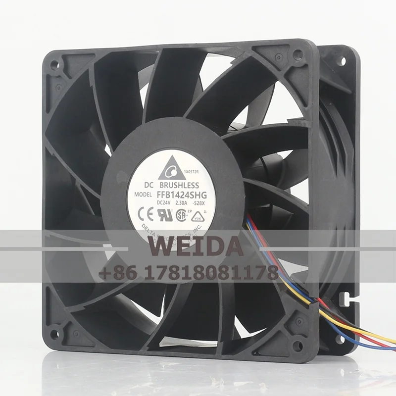 Delta  FFB1424SHG/FFB1424VHG-76A  140x140x50mm 14CM DC24V 2.30A 1.37A 14050 Large fan violent inverter cooling fan