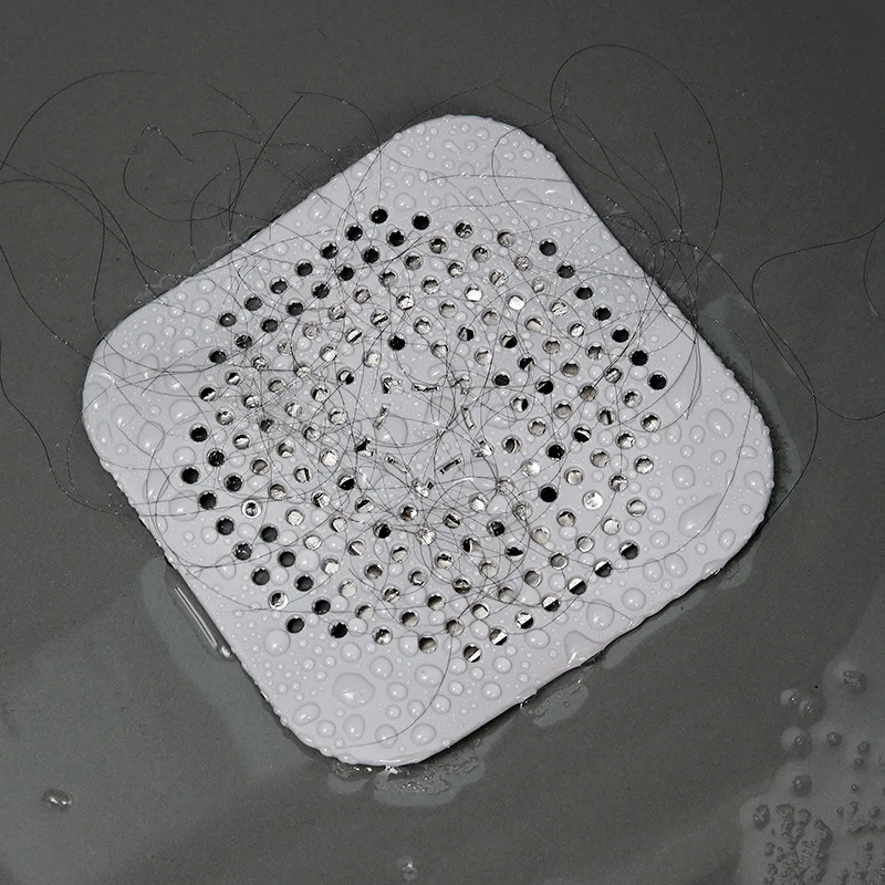5/10PCS Drain Hair Catcher Anti-Blocking Strainer for Bathtub Shower Floor & Sink Clog Preventer Cover for Kitchen & Bathroom