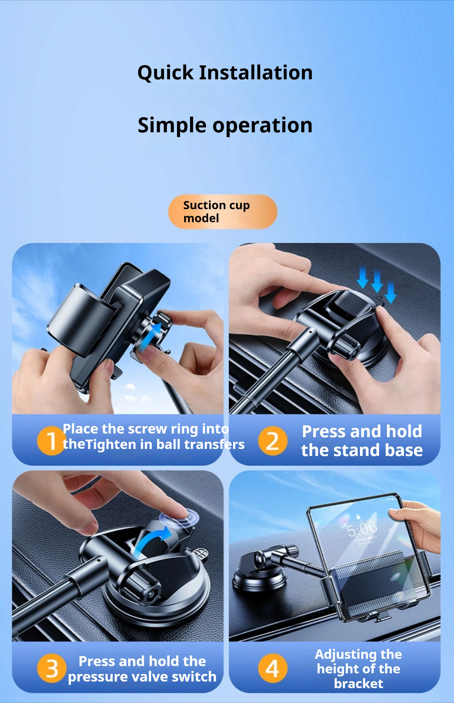 Eary for Z fold 7 6 5 4 Phone Holders for Your Car Air Vent Cell Phone Stand Car Mount Universal Fit for iPhone 17 Pro Max 16 15