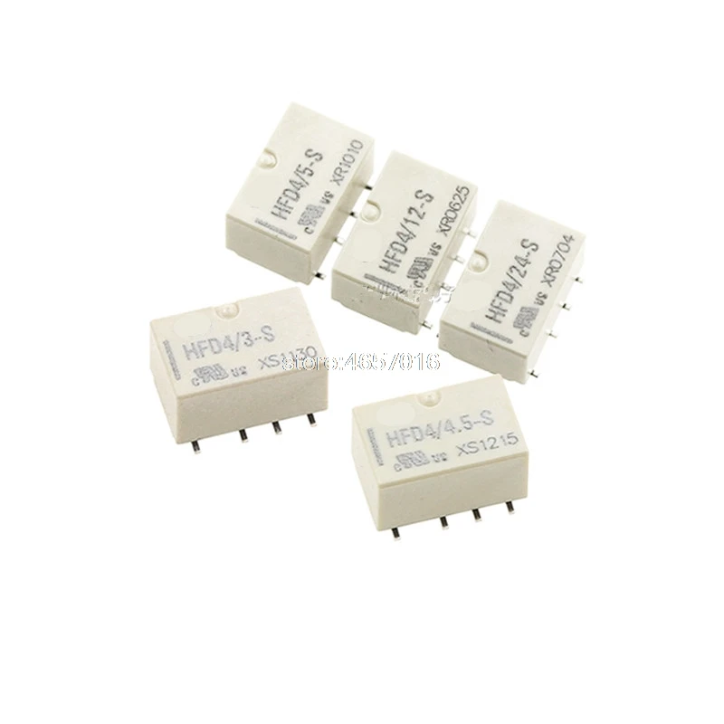 HFD4/3/5/9/12/24-S SMD 2A 8PIN 3V 5V 9V 12V 24V Signal Relay