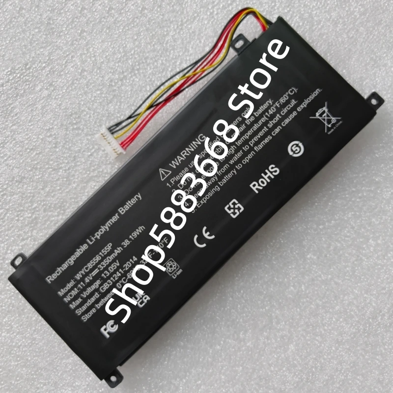 WYC8556155P 11.4V 10-pin 7-wire Laptop Battery For HIPER WorkBook A1568K1135WI A1568K1135DS A1568K1035DS A1568K1035WI Notebook