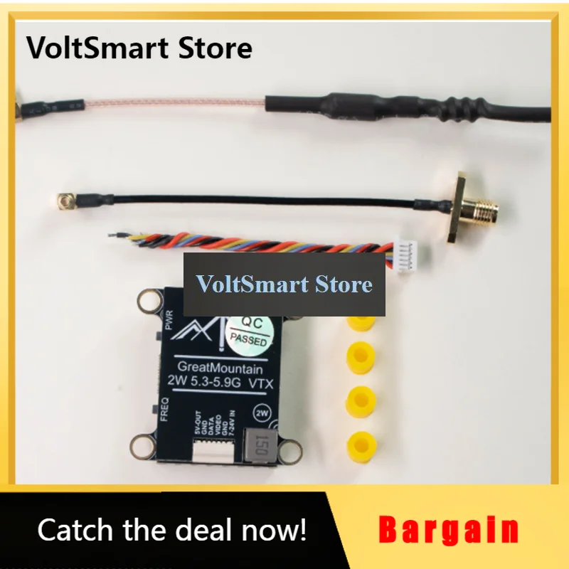 VoltSFPV Drone Special Beacon 5.8G 2W Video Transmitter TBS Protocol 7-24V Wide Voltage Adjustable