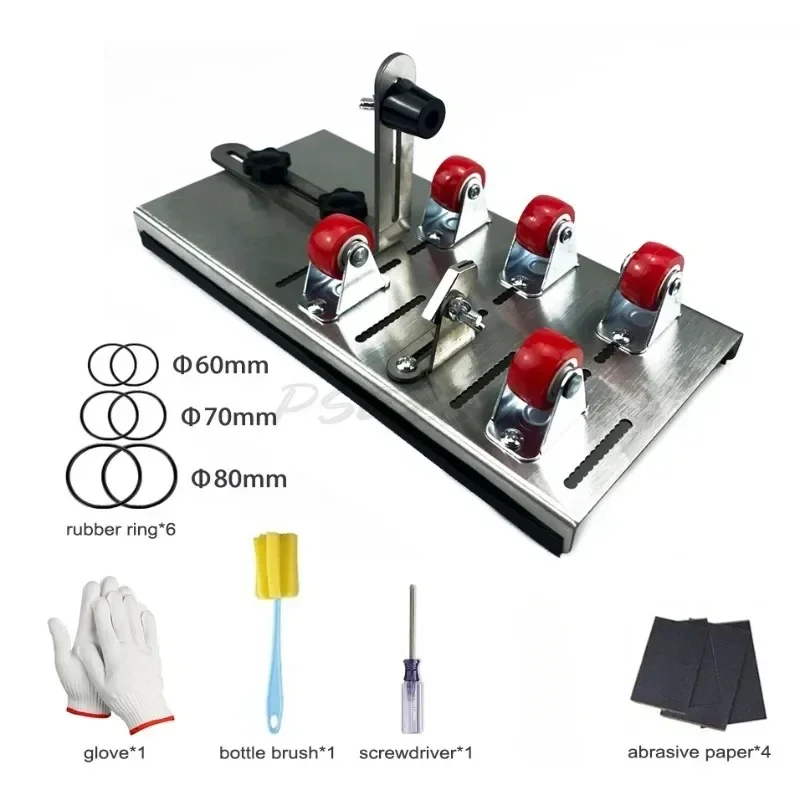 1 قطعة قاطع الزجاج المهنية لقطع الزجاجات مواد من الستانلس ستيل لتقوم بها بنفسك أداة القطع آلة النبيذ البيرة الزجاج القاطع أداة