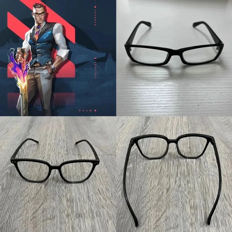 Аниме игра Valorant Chamber косплей шерифа реквизит Винсент ткань ролевая игра 3D печать на Хэллоуин карнавальные очки обувь